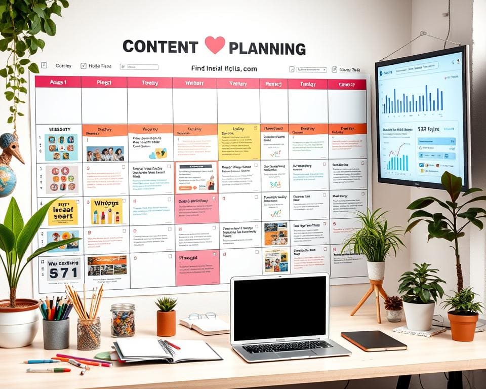 content kalender voor social media planning